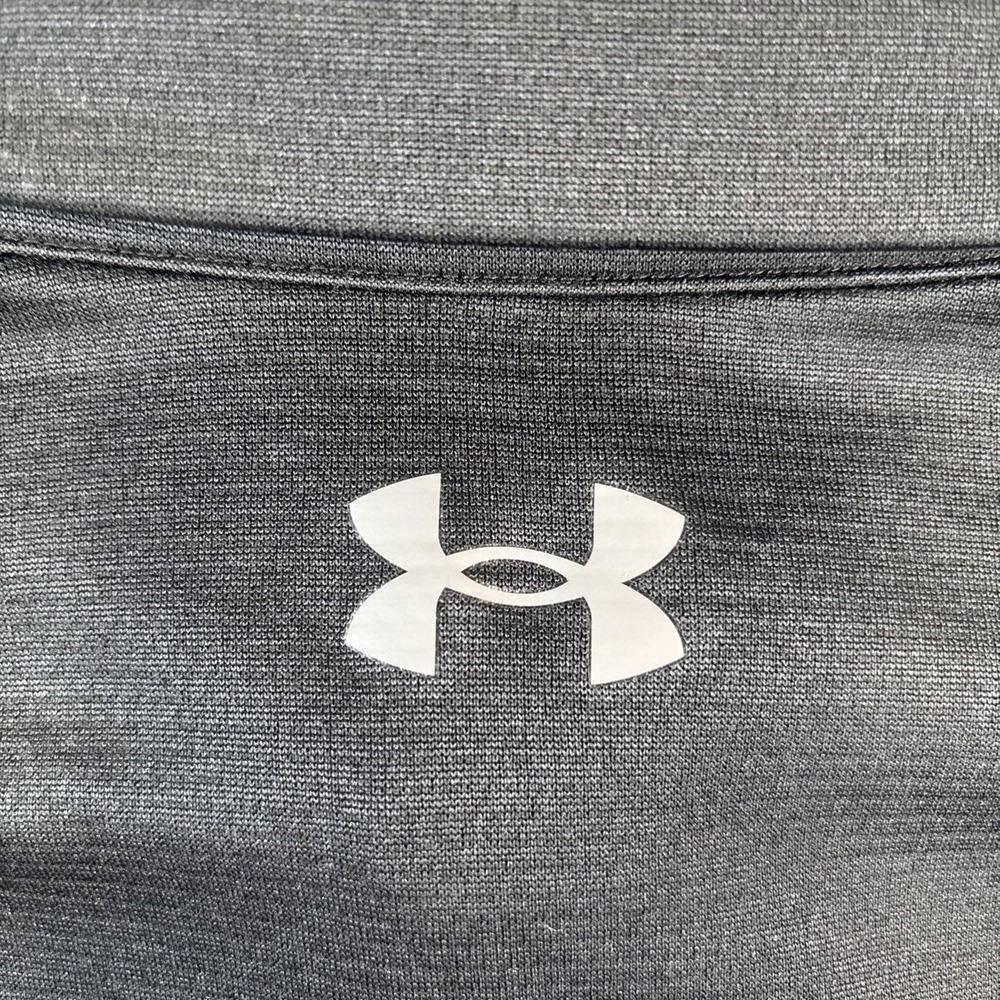 Under Armour Men's Polo Shirt Large Black Short Sleeve - Picture 9 of 11